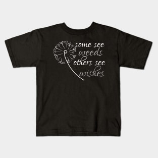 Dandelion Wishes Dreams Gift Kids T-Shirt